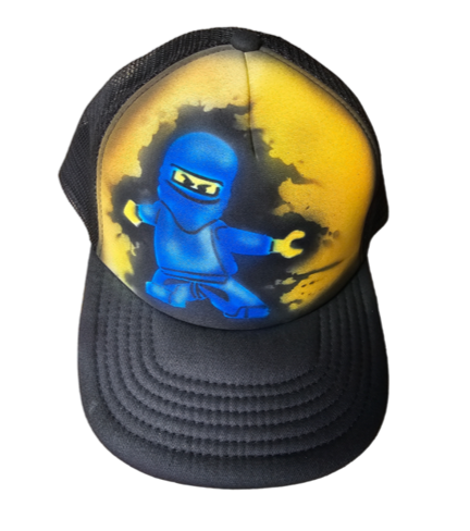 Airbrushed custom caps
