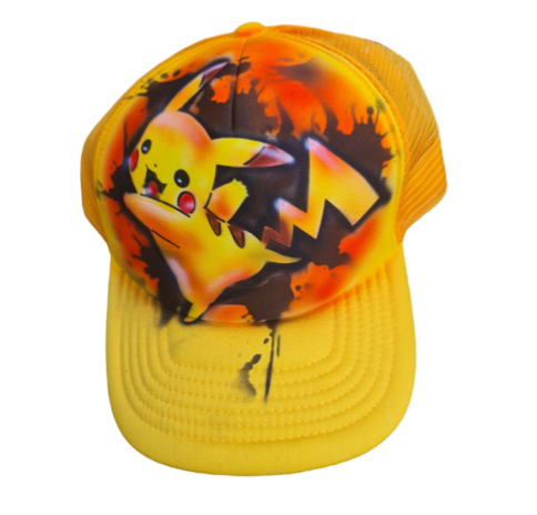 Airbrushed custom caps