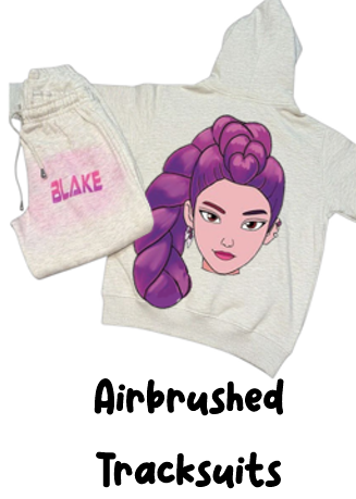 Airbrushed tracksuits. PRE ORDER ONLY ( 4 weeks )