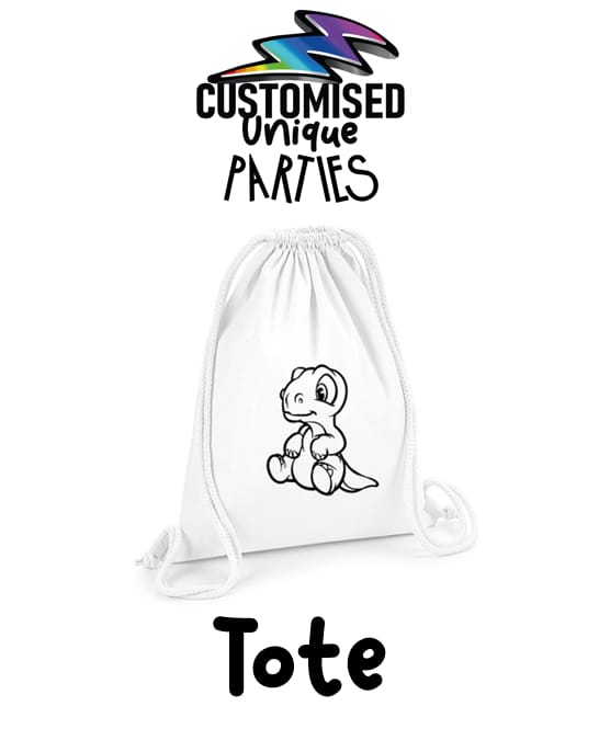 Colour-In Party Drawstring bags β The Activity & Party Bag in One