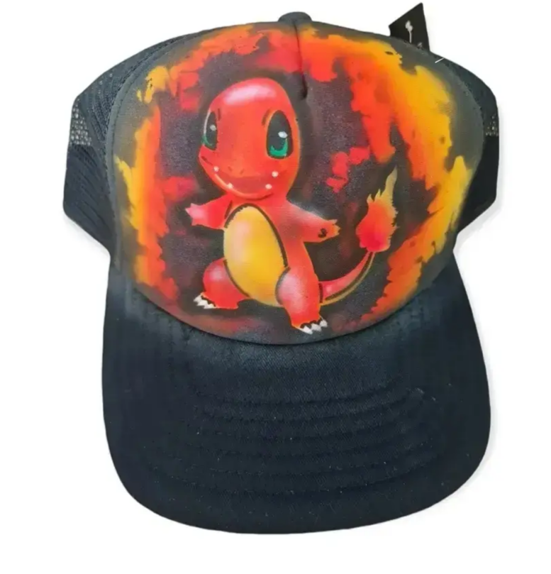 Airbrushed custom caps