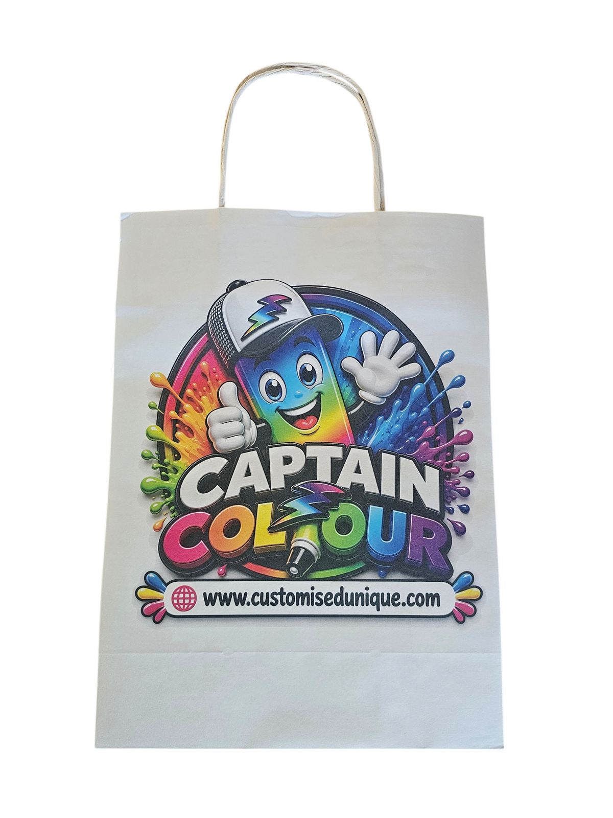 CAPTAIN COLOUR PAPER PARTY BAG