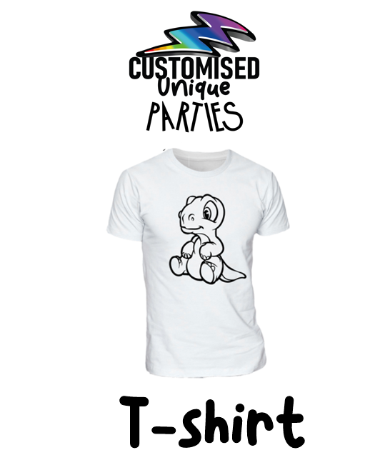 Colour-In Party T-shirts – The Activity & Party Bag in One