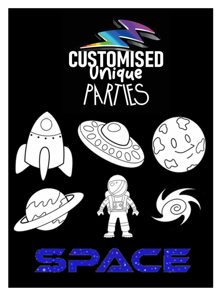 CUSTOM COLOUR-IN PARTY CAPS