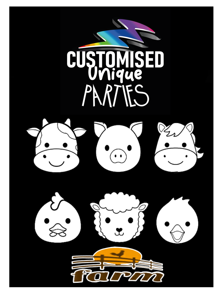CUSTOM COLOUR-IN PARTY CAPS