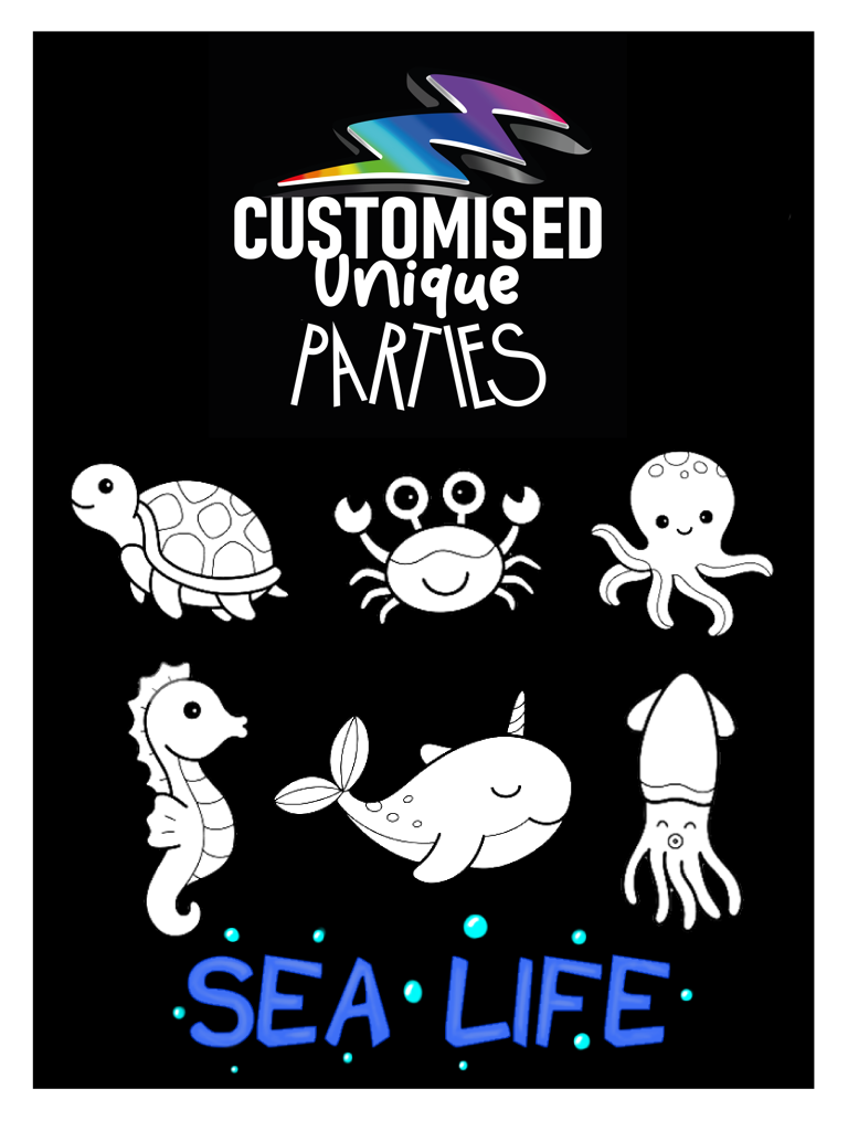 CUSTOM COLOUR-IN PARTY CAPS