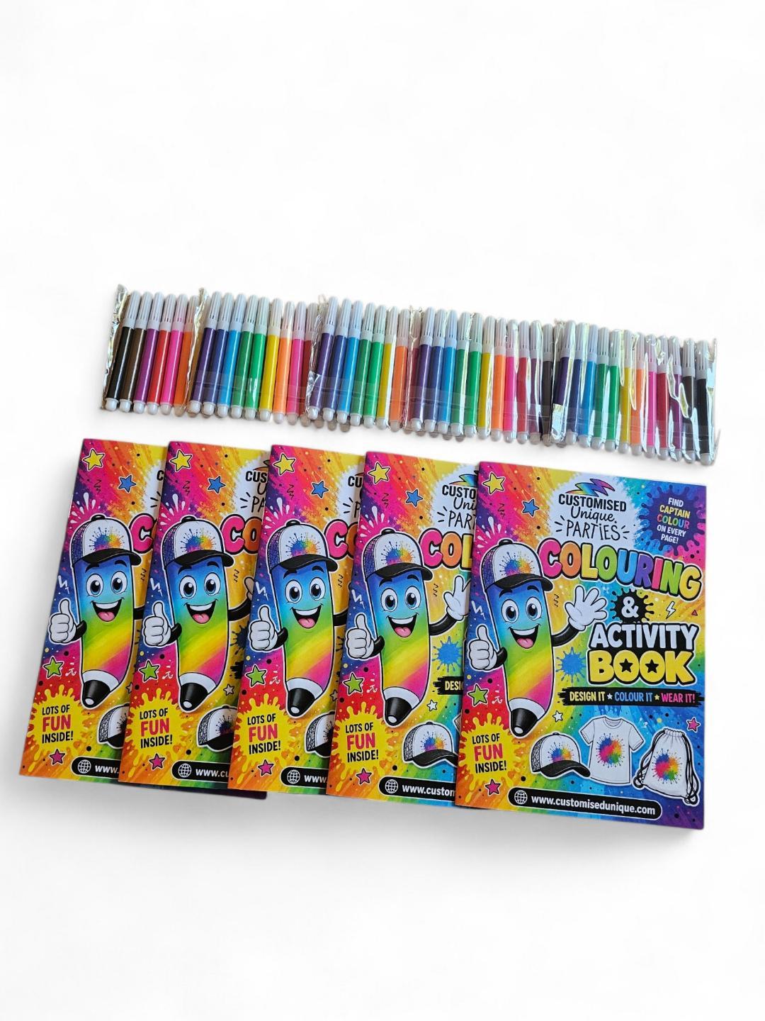 Colour-In Party Caps – The Activity & Party Bag in One