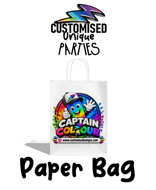 CAPTAIN COLOUR PAPER PARTY BAG
